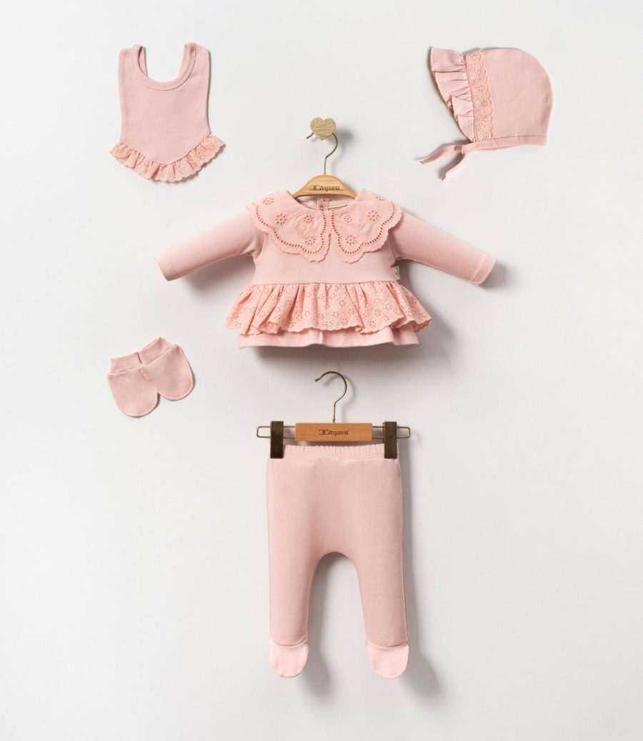 Pink Baby 5 Piece Gift Set