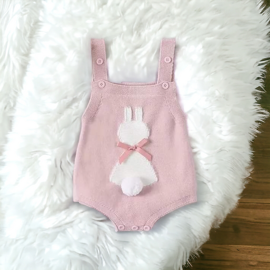 Pink Bunny Romper