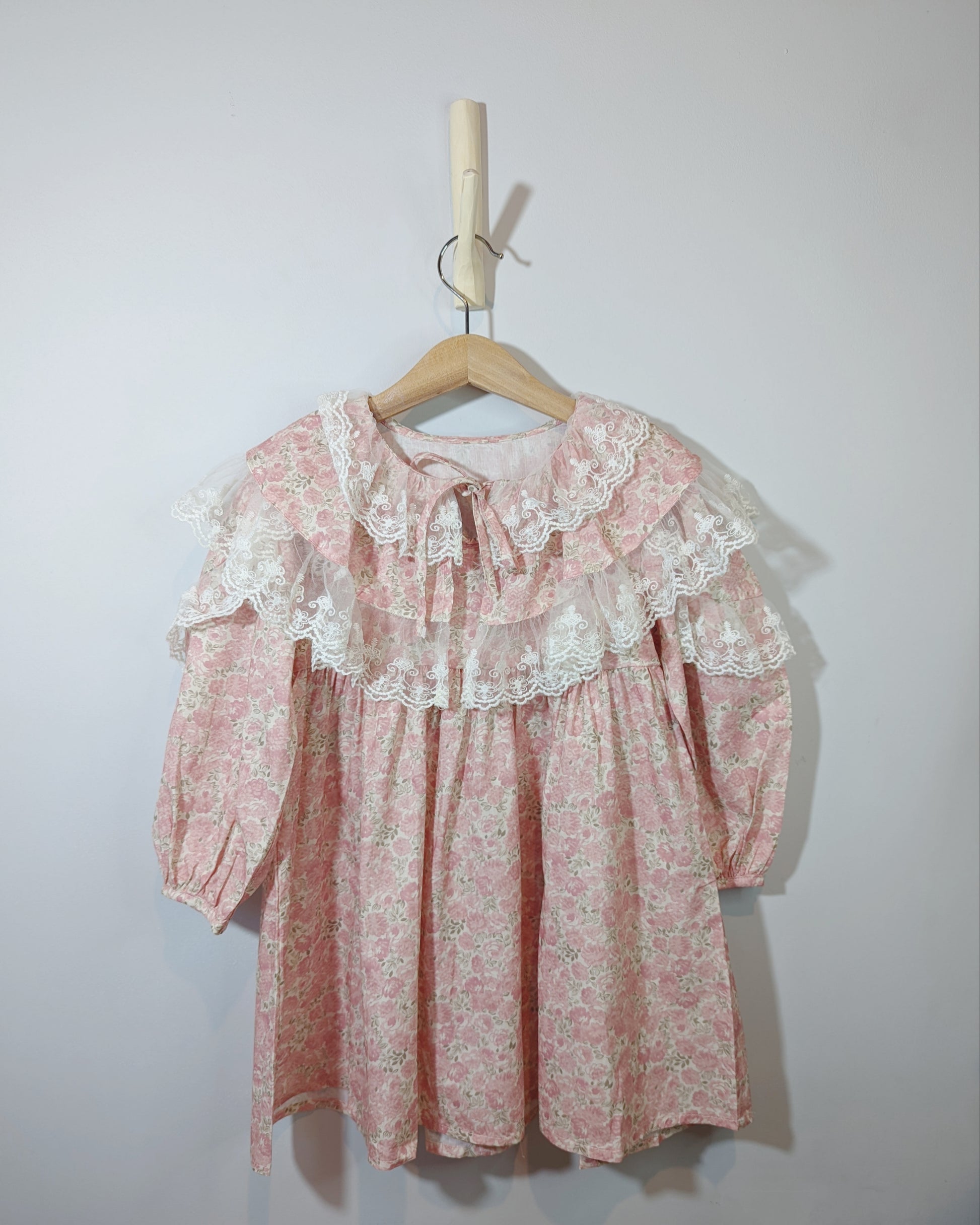 Rose Garden Lace Collar Dress