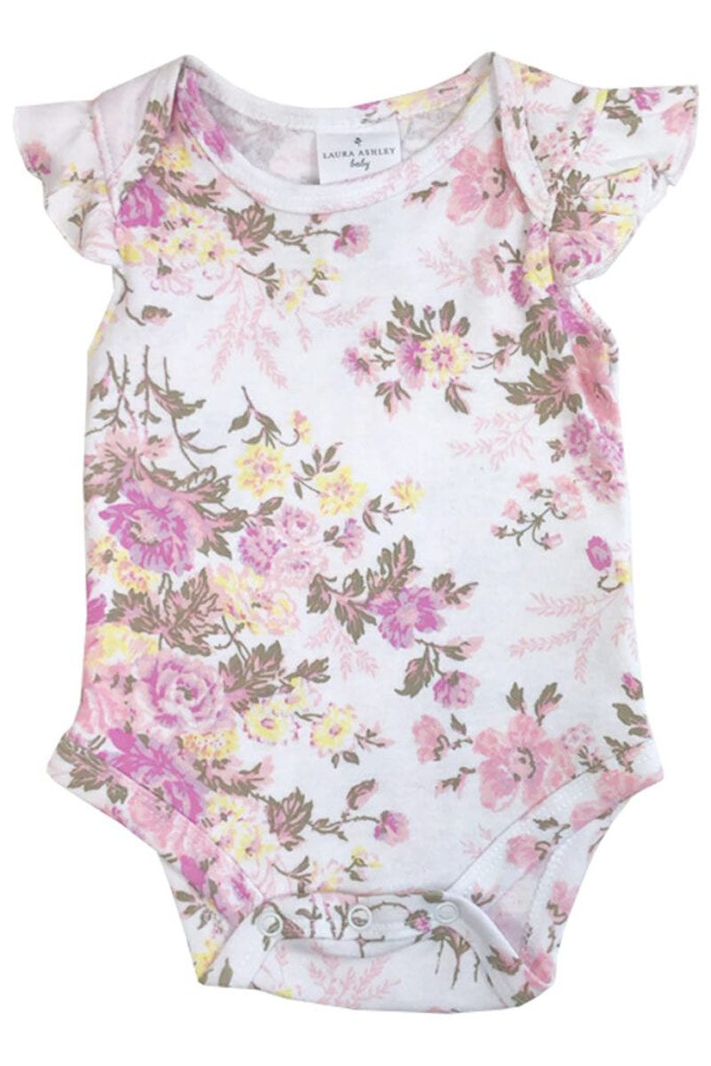 Laura Ashley 3 Pack Floral Bodysuits