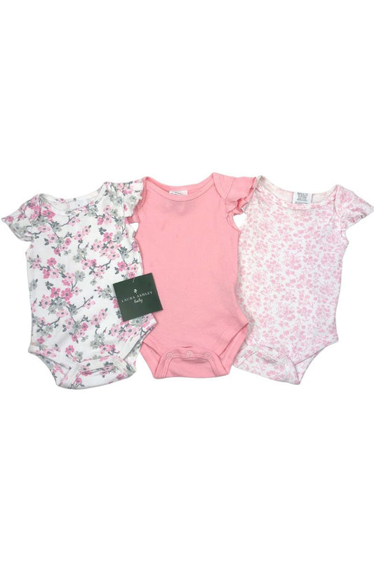 Laura Ashley 3 Pack Floral Bodysuits