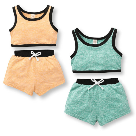 Girls Shorts Set [Little Stitches Boutique]