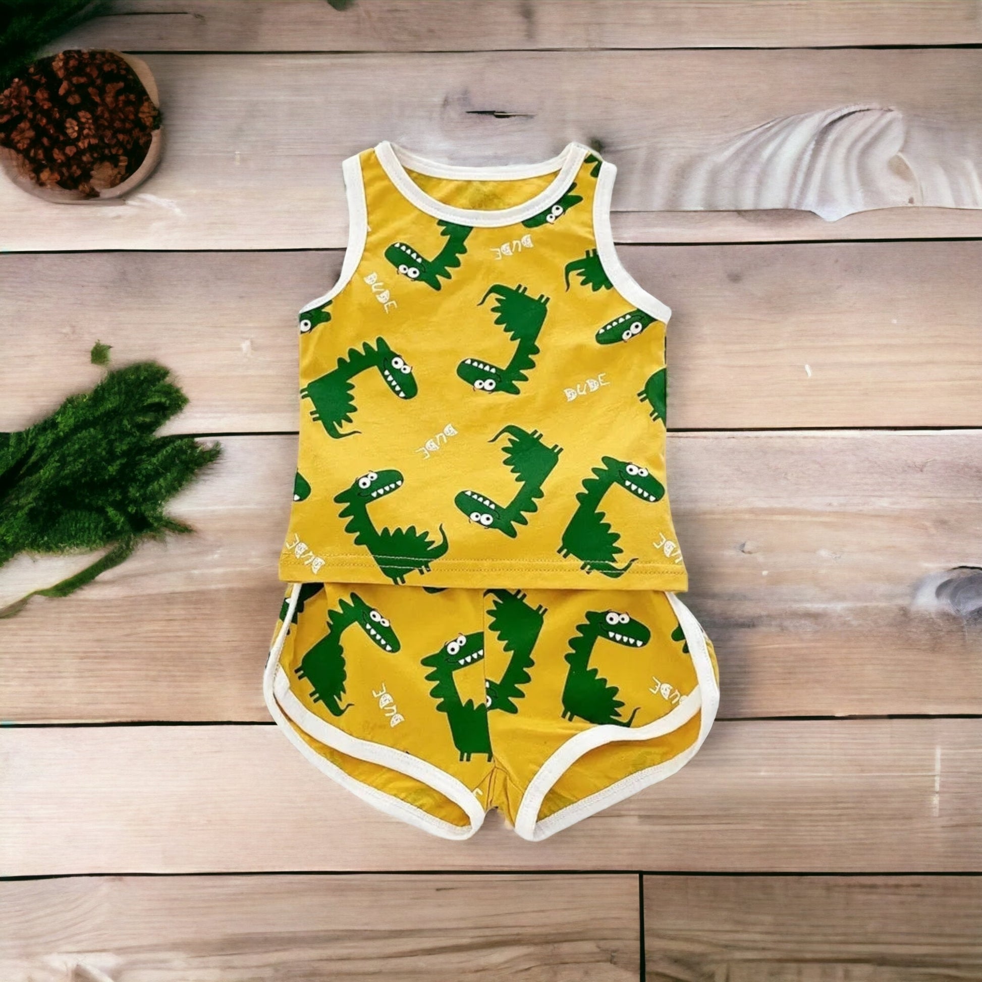 Dinosaur Shorts Set