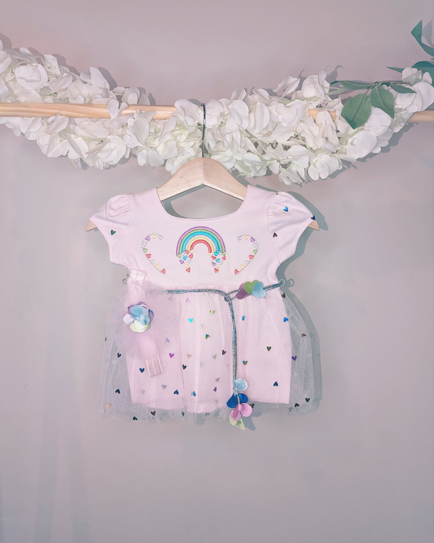 Rainbow Love Heart Dress